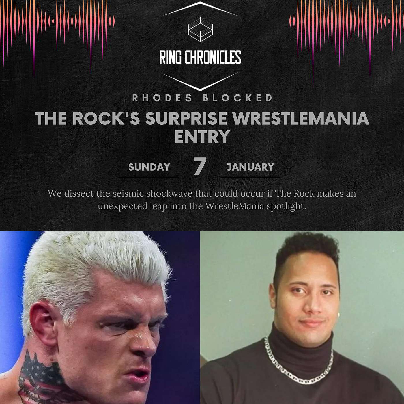 Rhodes Blocked: The Rock's Surprise WrestleMania Entry episode artwork