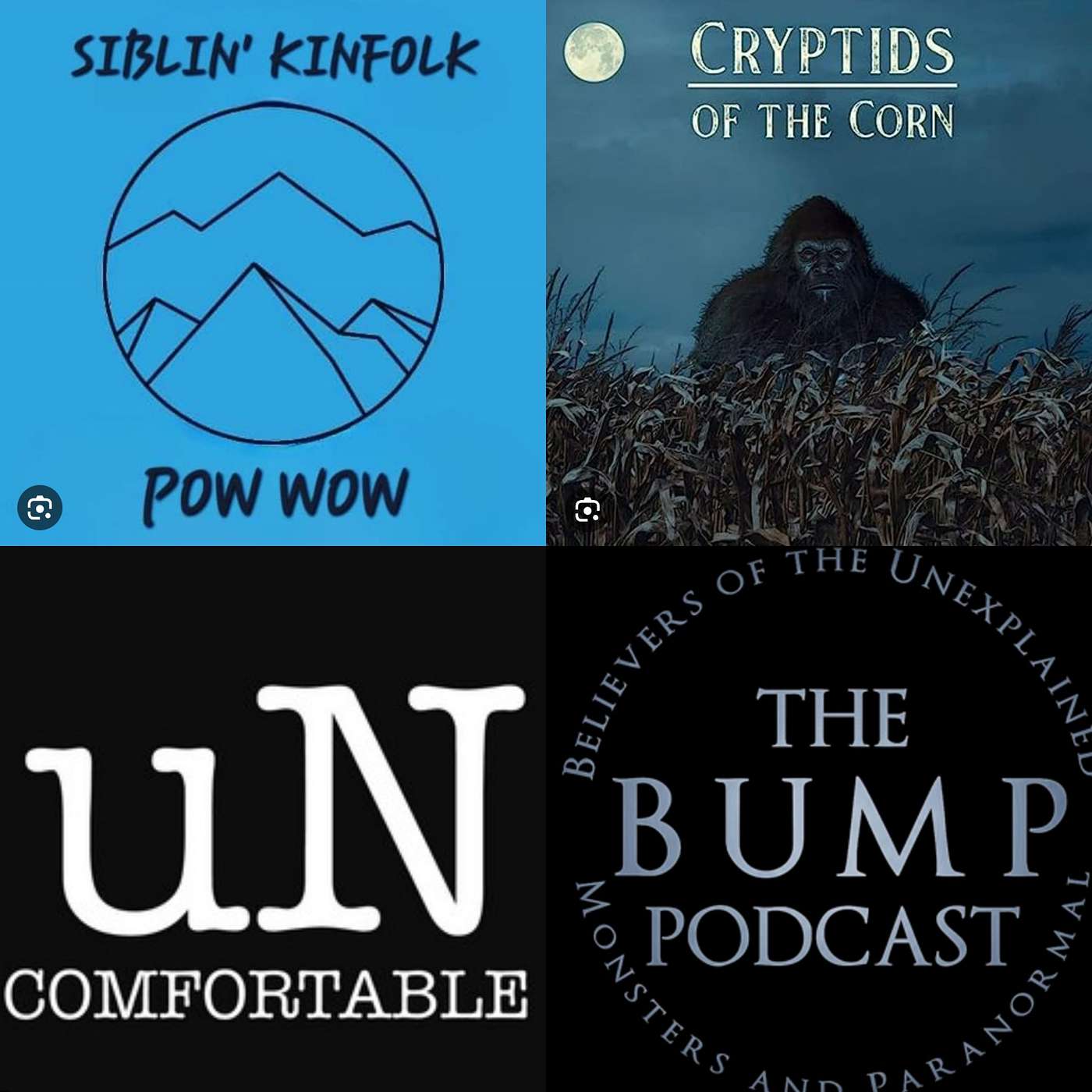 Kinfolk PowWow VI: A GIANT Conversation with Cryptids of the Corn, uNcomfortable, and The BUMP Podcasts