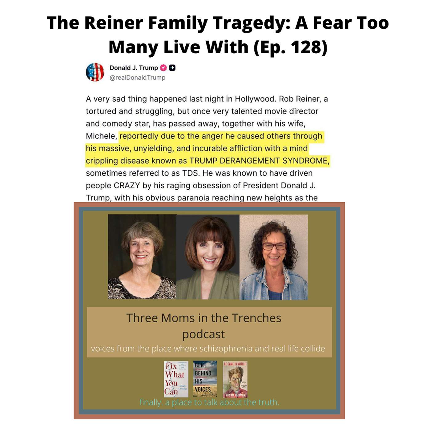 The Reiner Family Tragedy: A Fear Too Many Live With (Ep. 128) The Reiner Family Tragedy: A Fear Too Many Live With (Ep. 128)