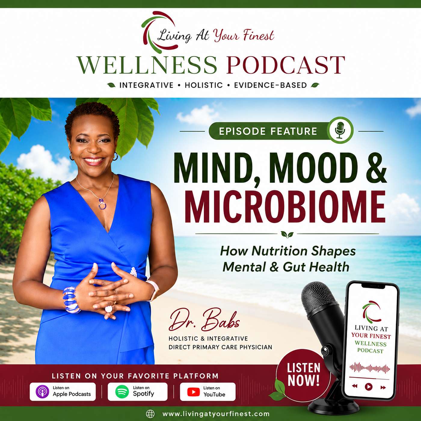 Mind, Mood & Microbiome: The Power of Nutrition