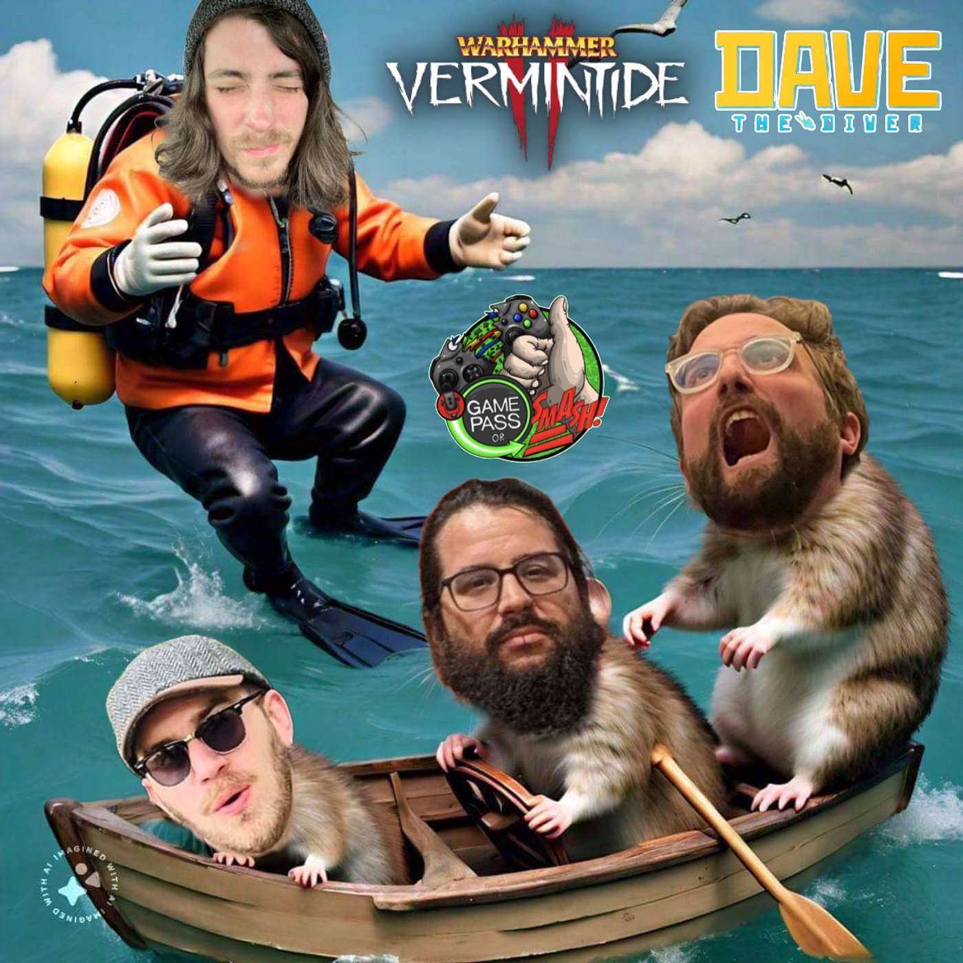 40. Vermintide II & Dave The Diver episode artwork
