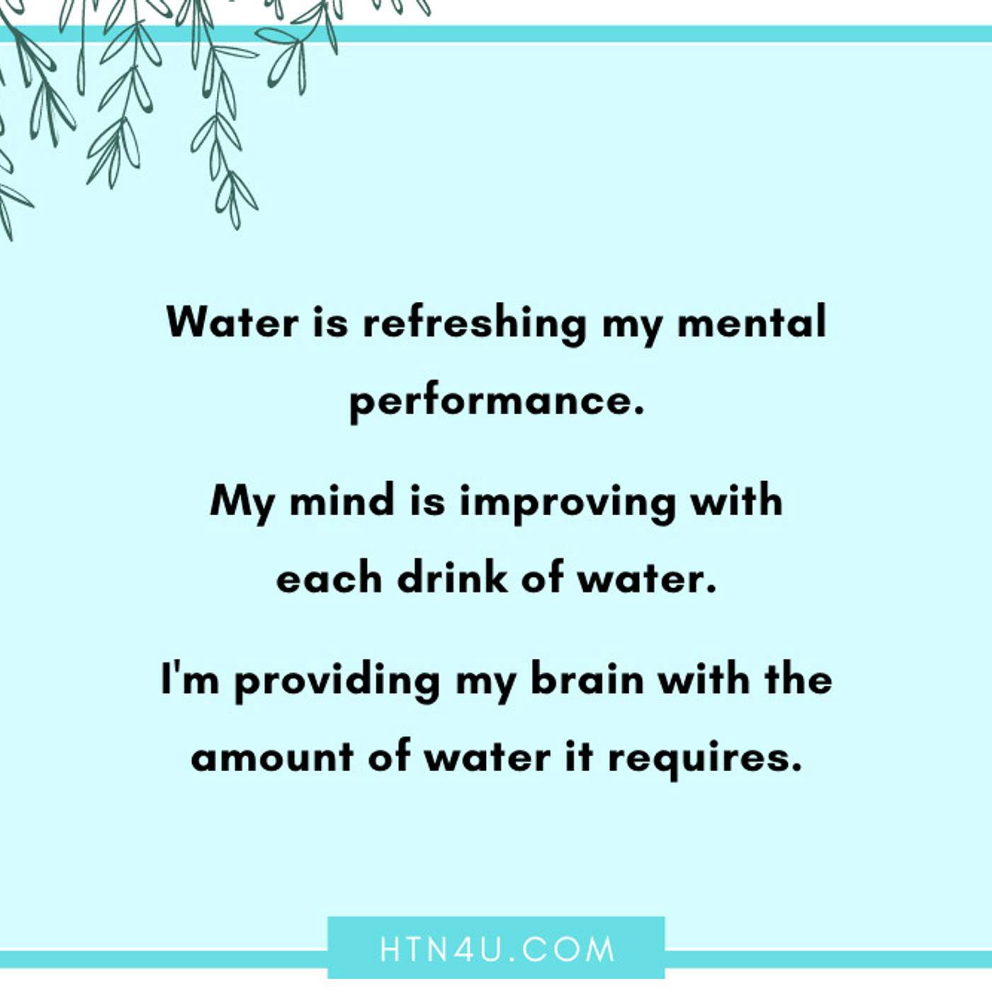 HTN4U Unlimiting Affirmations on Hydration #161