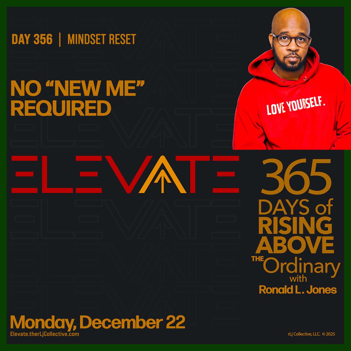 Day 356: No "New Me" Required