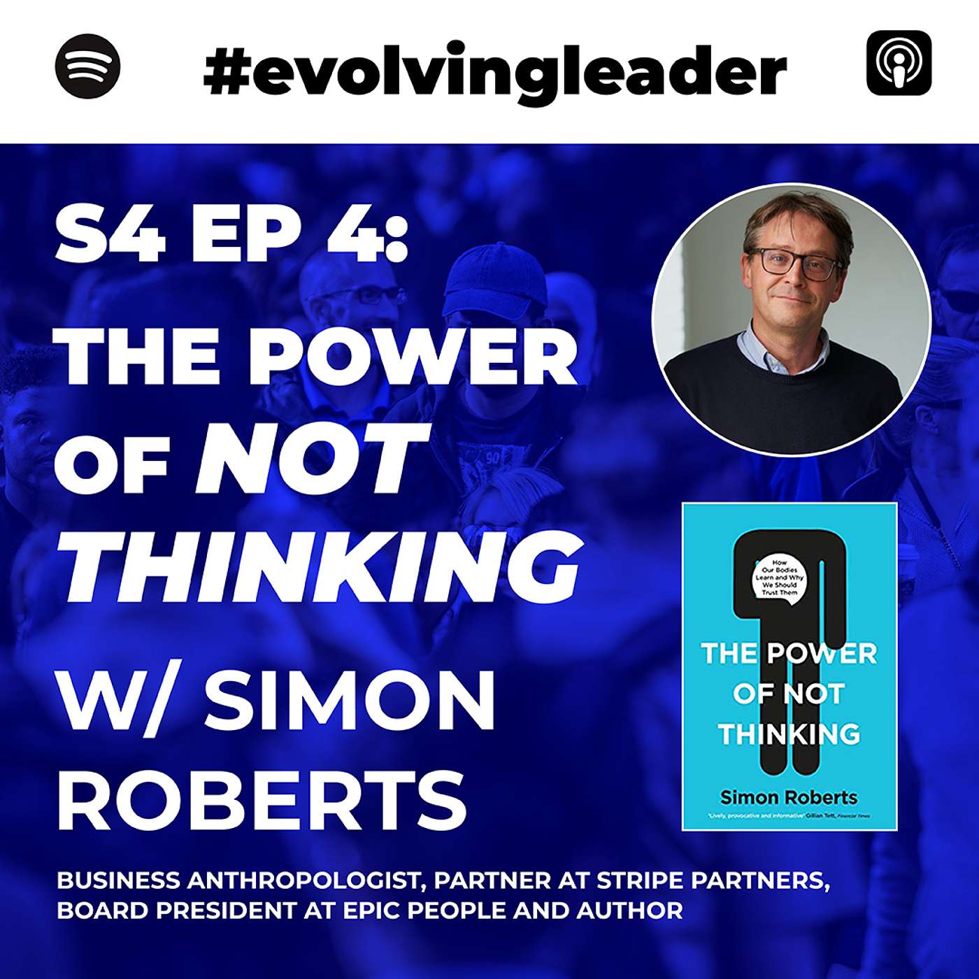 cover of episode The Power of Not Thinking with Simon Roberts