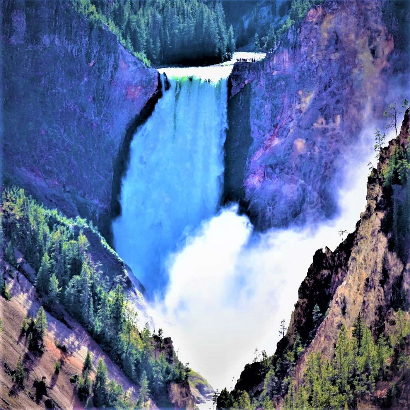 Blue Waterfall