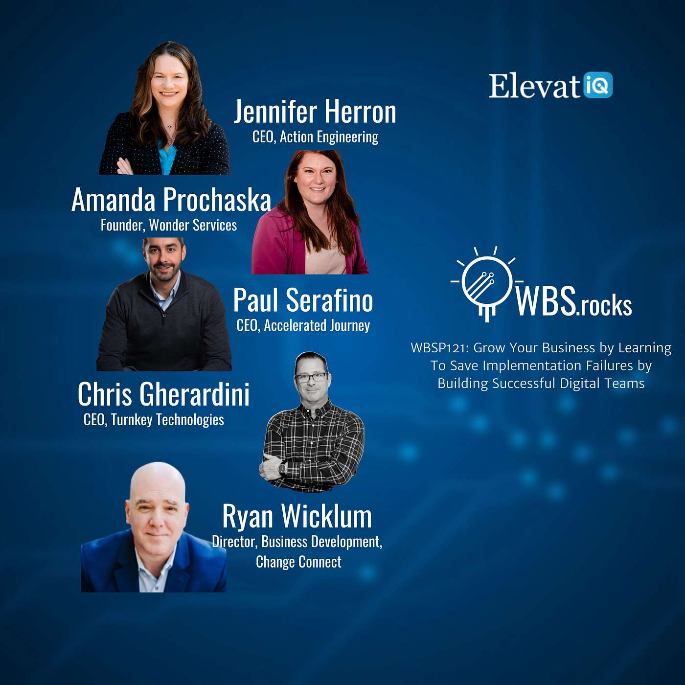 WBSP121: Grow Your Business by Learning To Save Implementation Failures by Building Successful Digital Teams, a Live Interview w/ a Panel of Experts