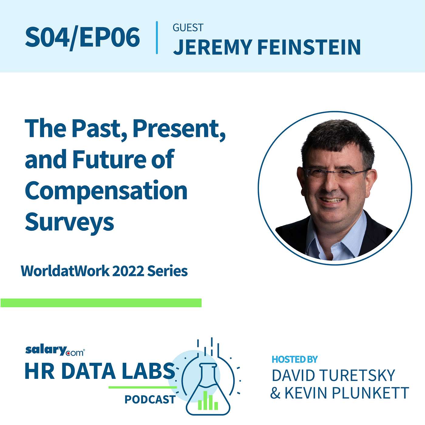 cover of episode Jeremy Feinstein and Kevin Plunkett - WorldatWork 2022 Series - The Past, Present, and Future of Compensation Surveys