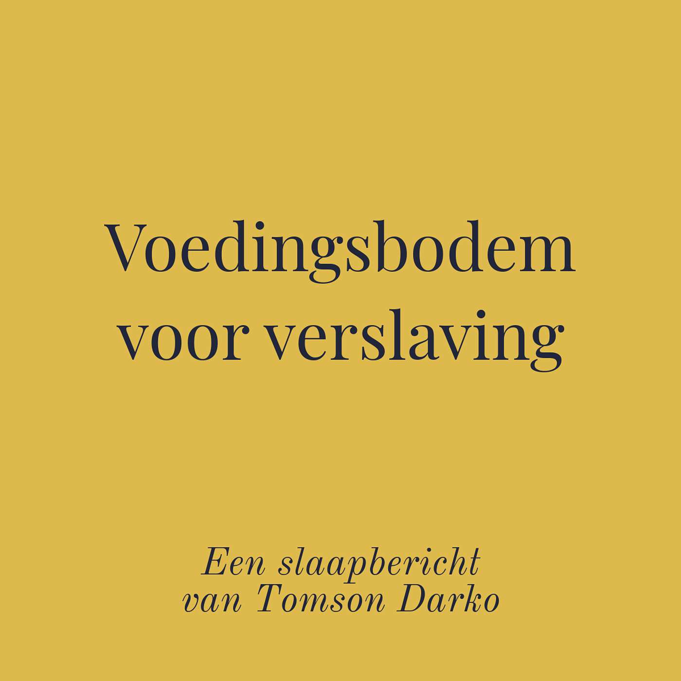 In slaap vallen met melancholie van Tomson Darko