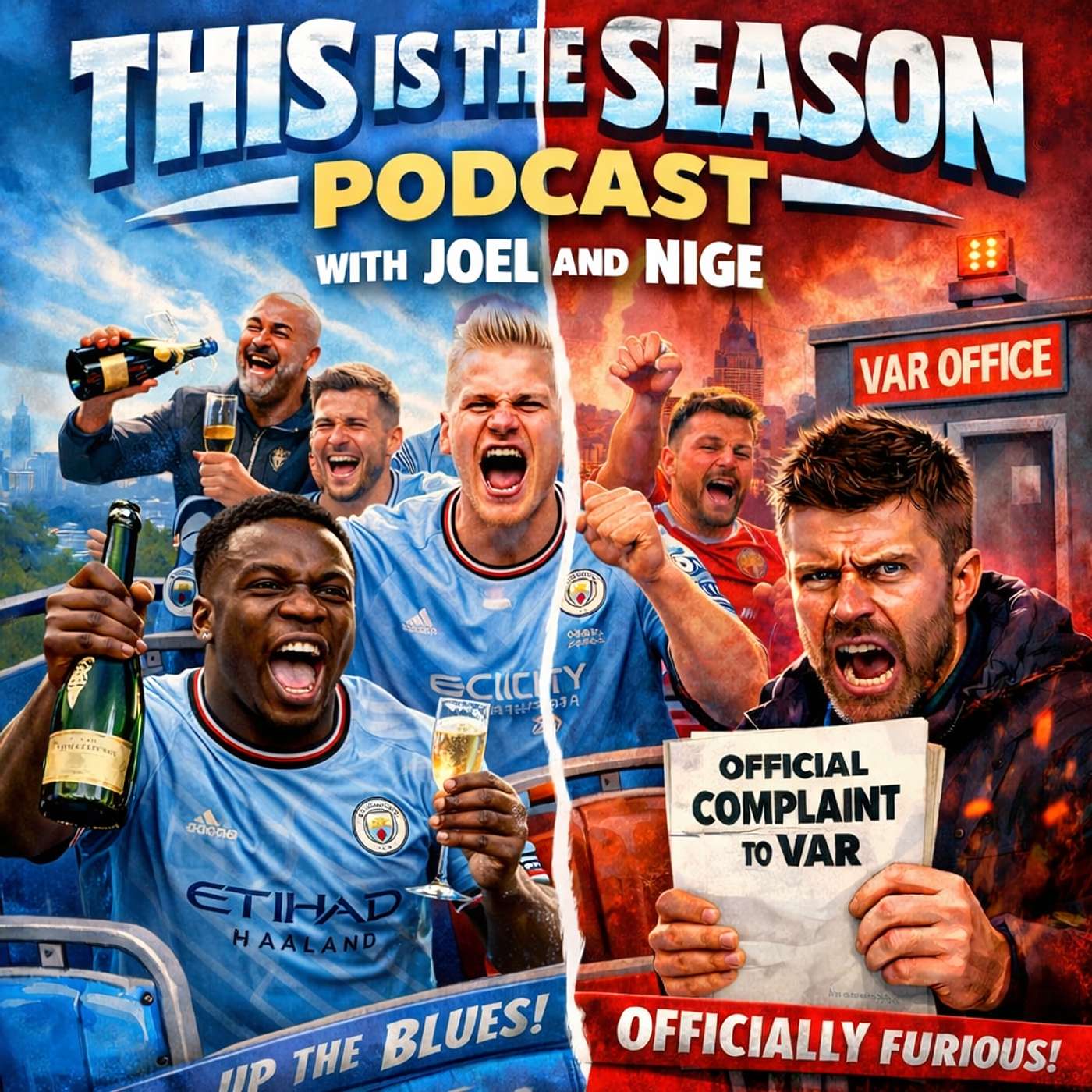 City buzzing and United kicking off