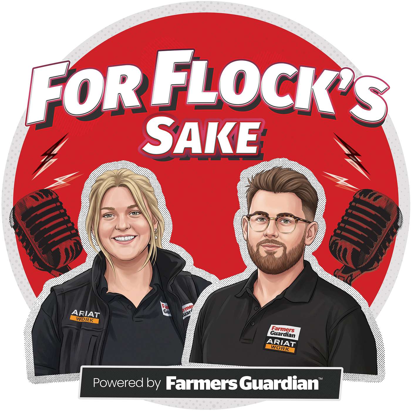 Cover art for the episode "Jeff and Katie Aiken: Stockmanship, success and starting again | For Flock’s Sake Ep3" from The Farmers Guardian Podcast