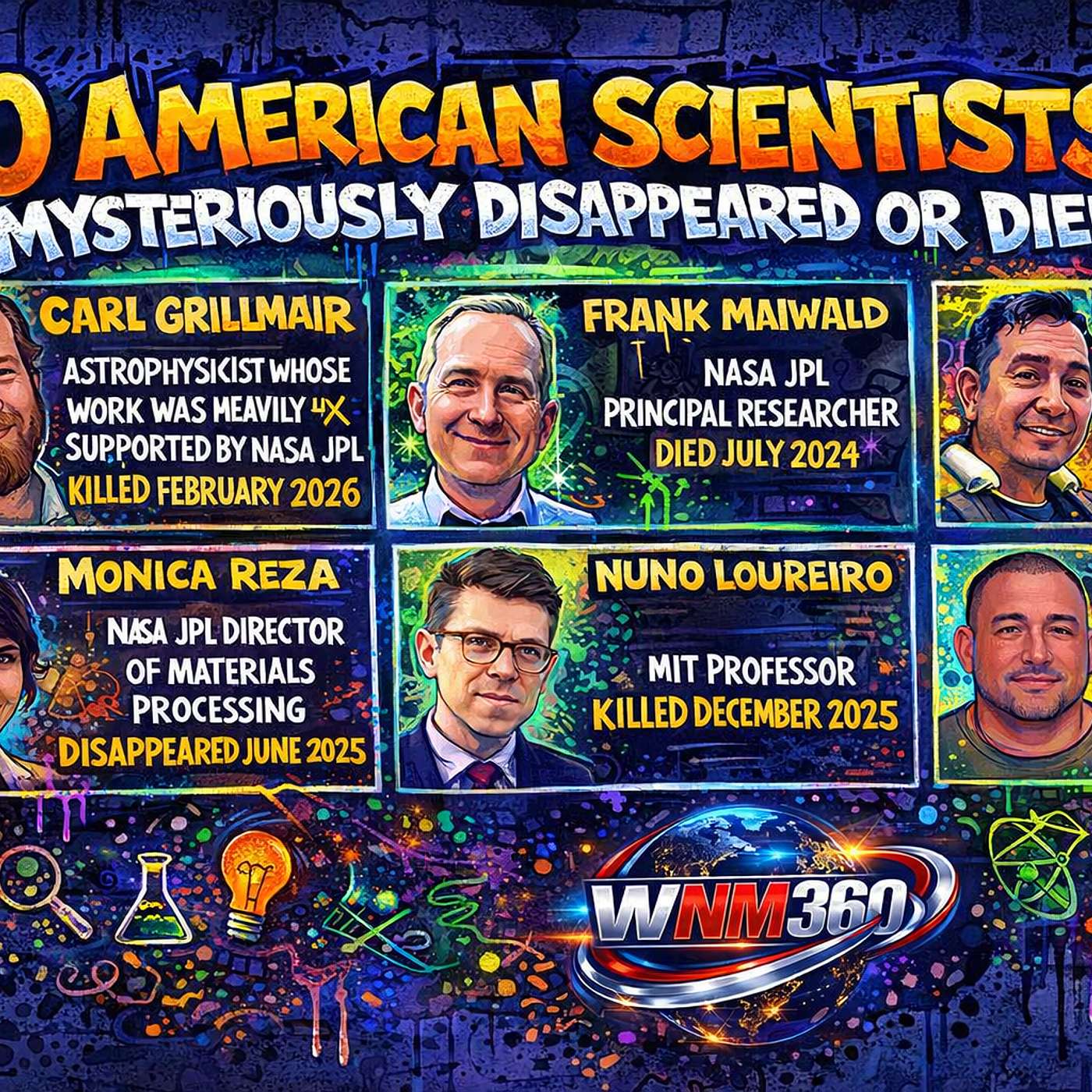 11 missing or dead scientists draw federal scrutiny, including 4 tied to LA County episode artwork
