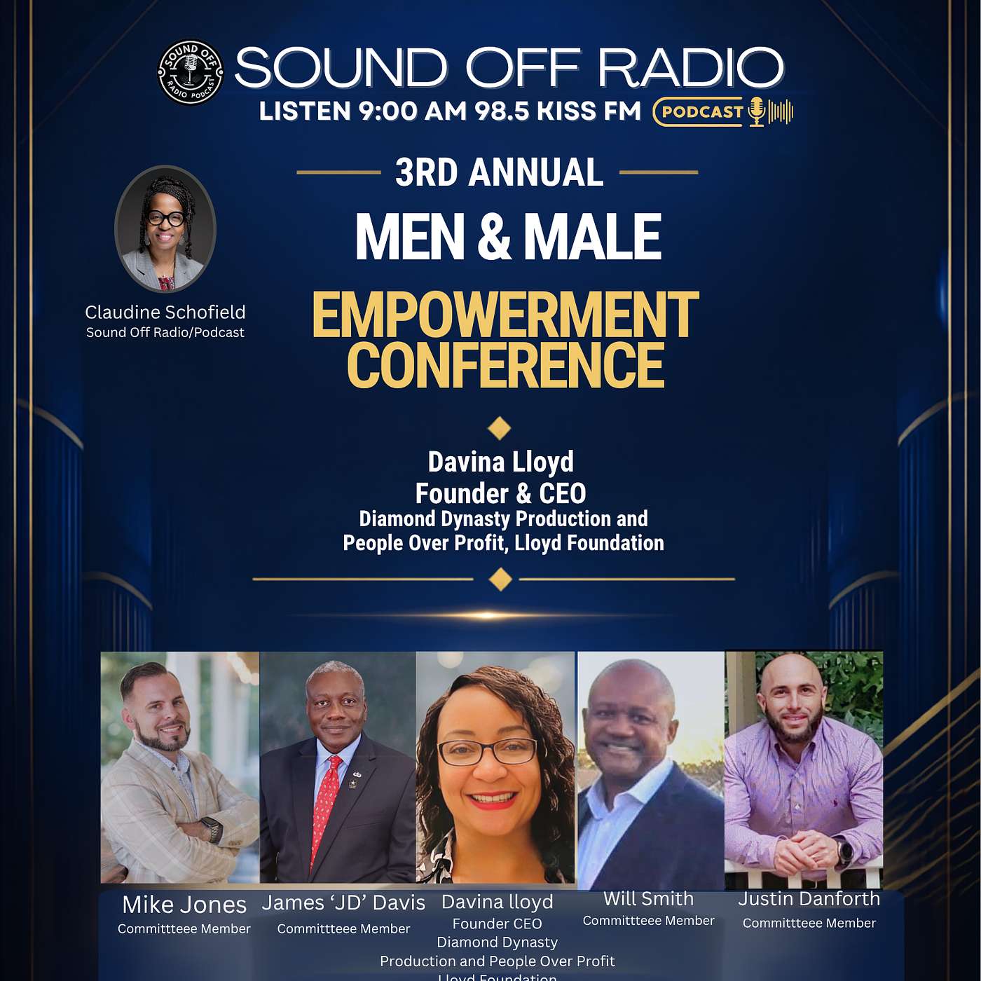 Catching up with Davina Lloyd Founder and CEO of Diamond Dynasty Production, and Committee Members for The 3rd Annual Men & Male Empowerment Conference episode artwork