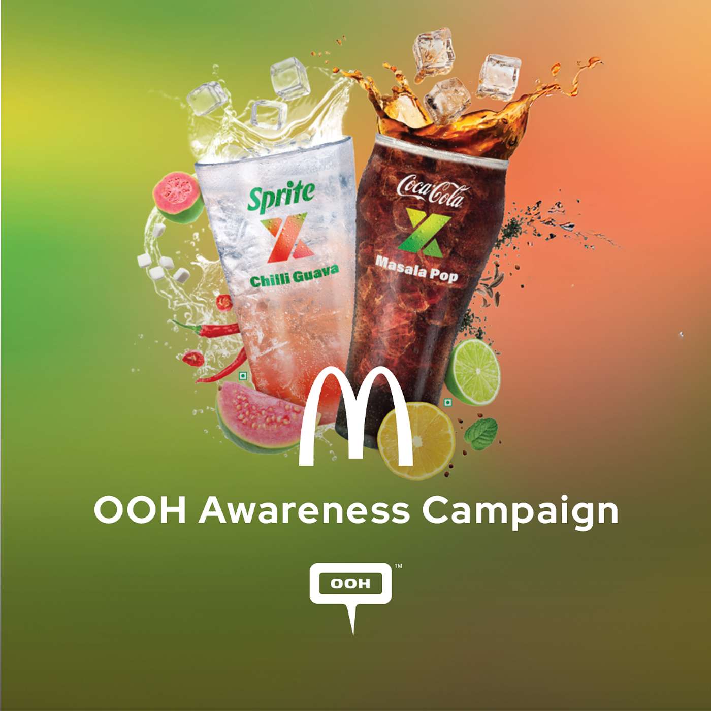 McDonald's Launches "Smoky Chicken Stack" & "Spicy Sprite" OOH in the UAE
