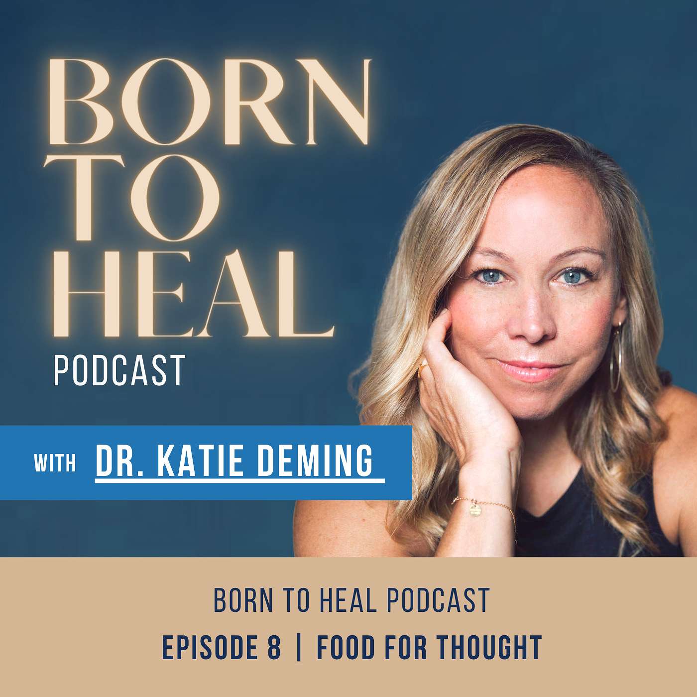 Born to Heal Podcast with Dr. Katie Deming - Episode 8 - Food For Thought episode artwork