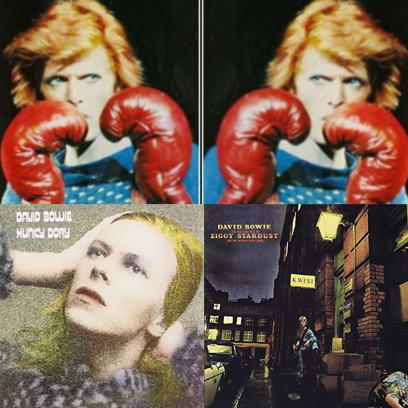 SE 1, EP 4: Album War! David Bowie edition - Hunky Dory vs The Rise and Fall of Ziggy Stardust and the Spiders from Mars episode artwork
