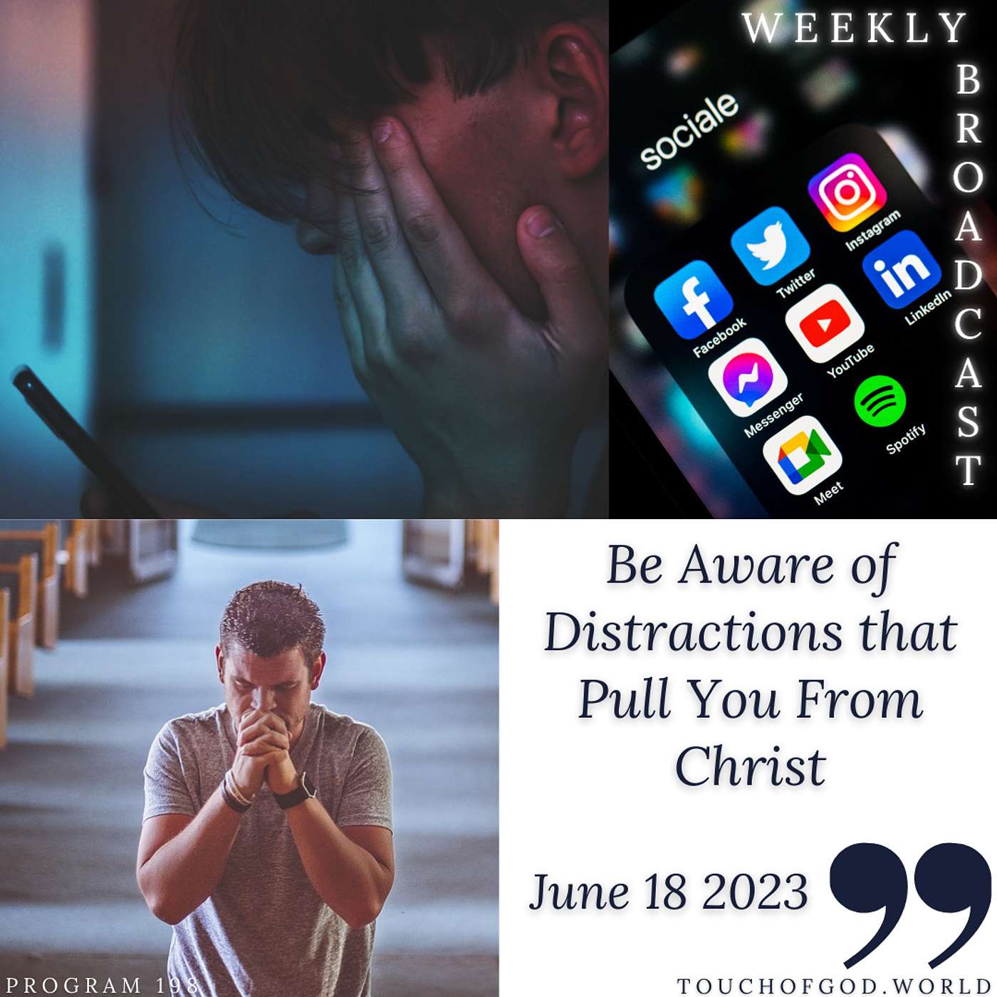 Be Aware of Distractions that Pull You From Christ (198) - June 17 2023 episode artwork