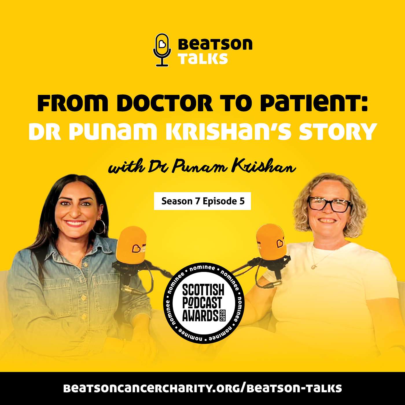 We're with you: From Doctor to Patient - Dr Punam Krishan's Story episode artwork