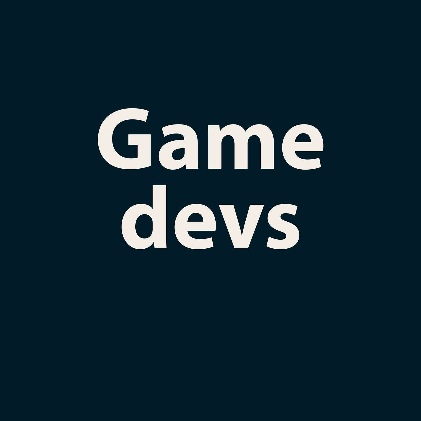 Game devs