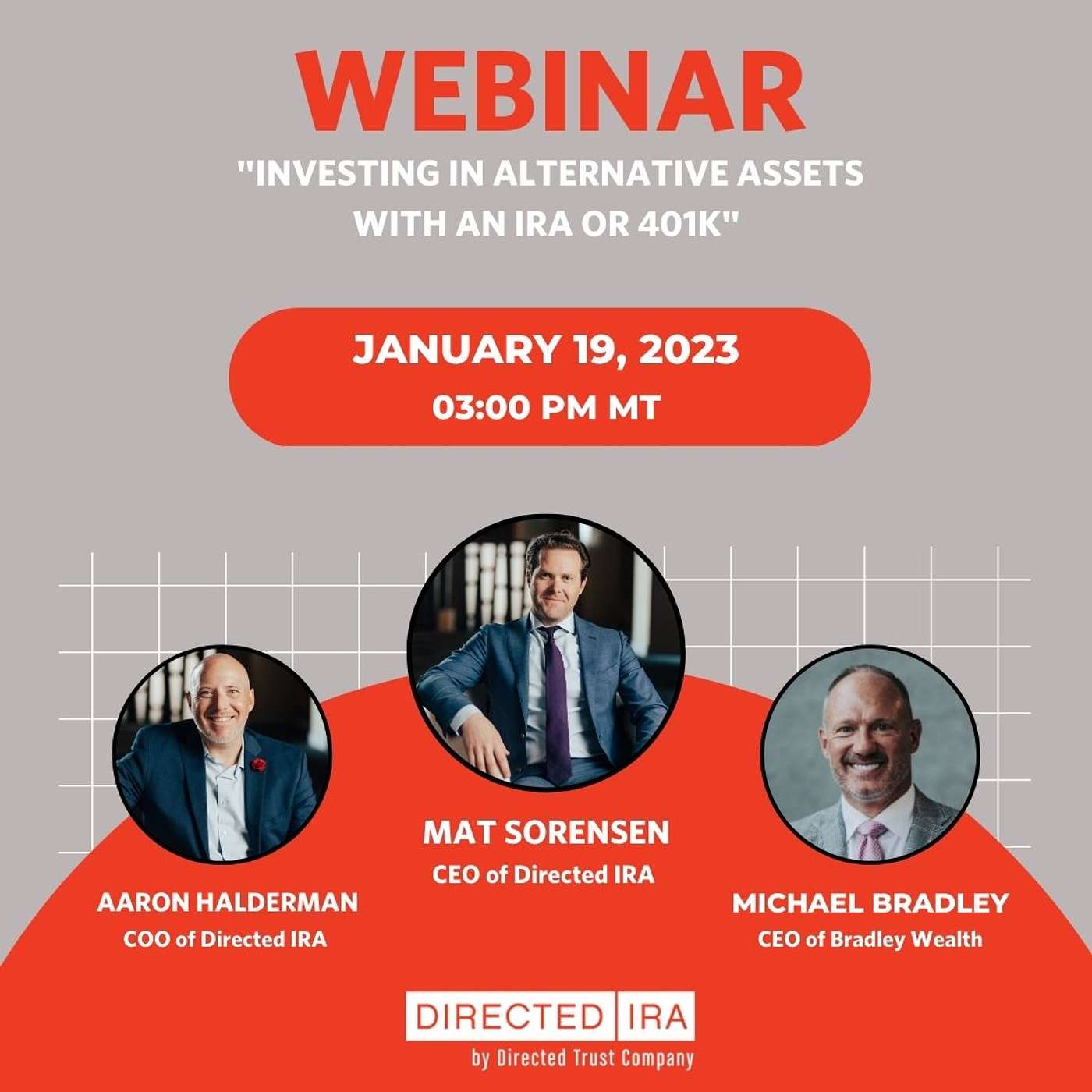 WEBINAR 21: Investing in Alternative Assets with and IRA or 401k