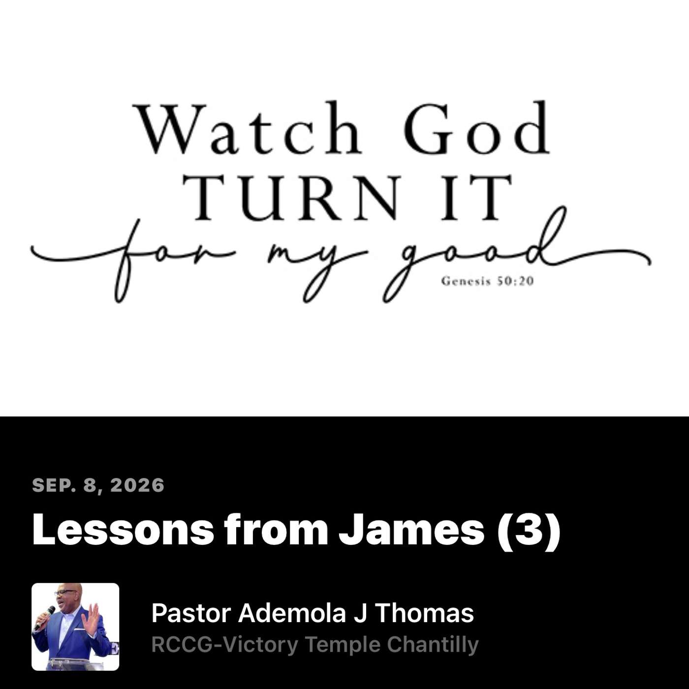 Lessons From James (3) episode artwork