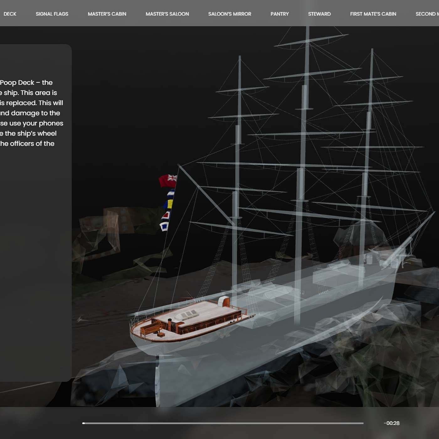 Cutty Sark WebXR Virtual Tour for Cultural Heritage