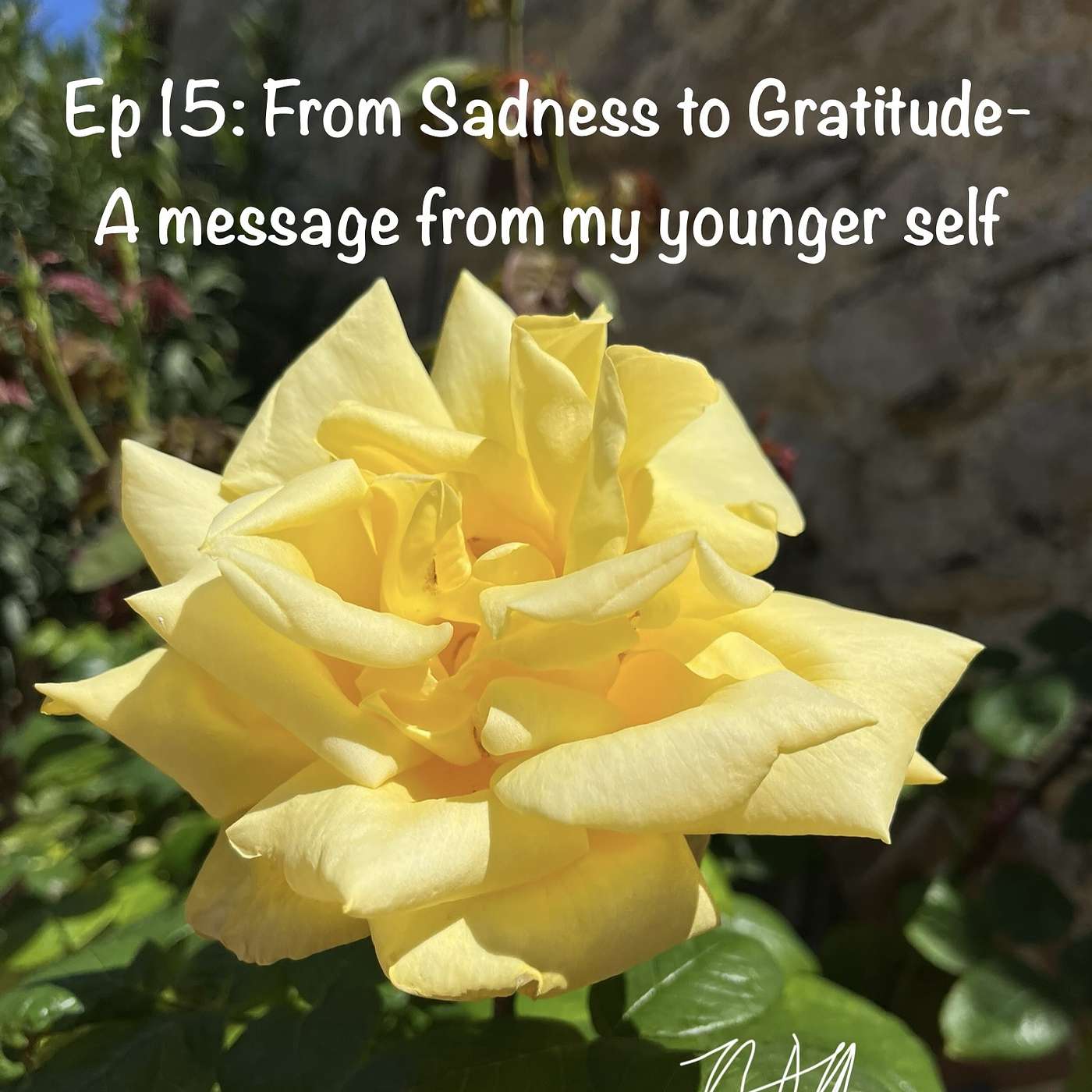 #15- From Sadness to Gratitude - A message from my younger self episode artwork