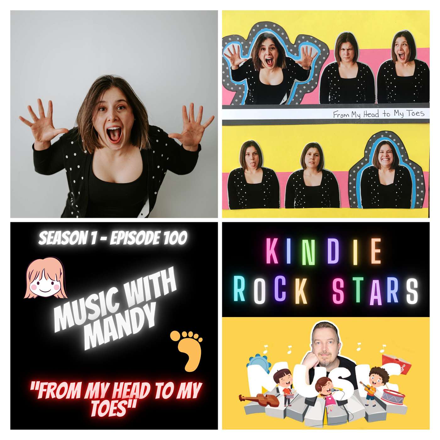 Ep 100 - MUSIC WITH MANDY - From My Head to My Toes episode artwork