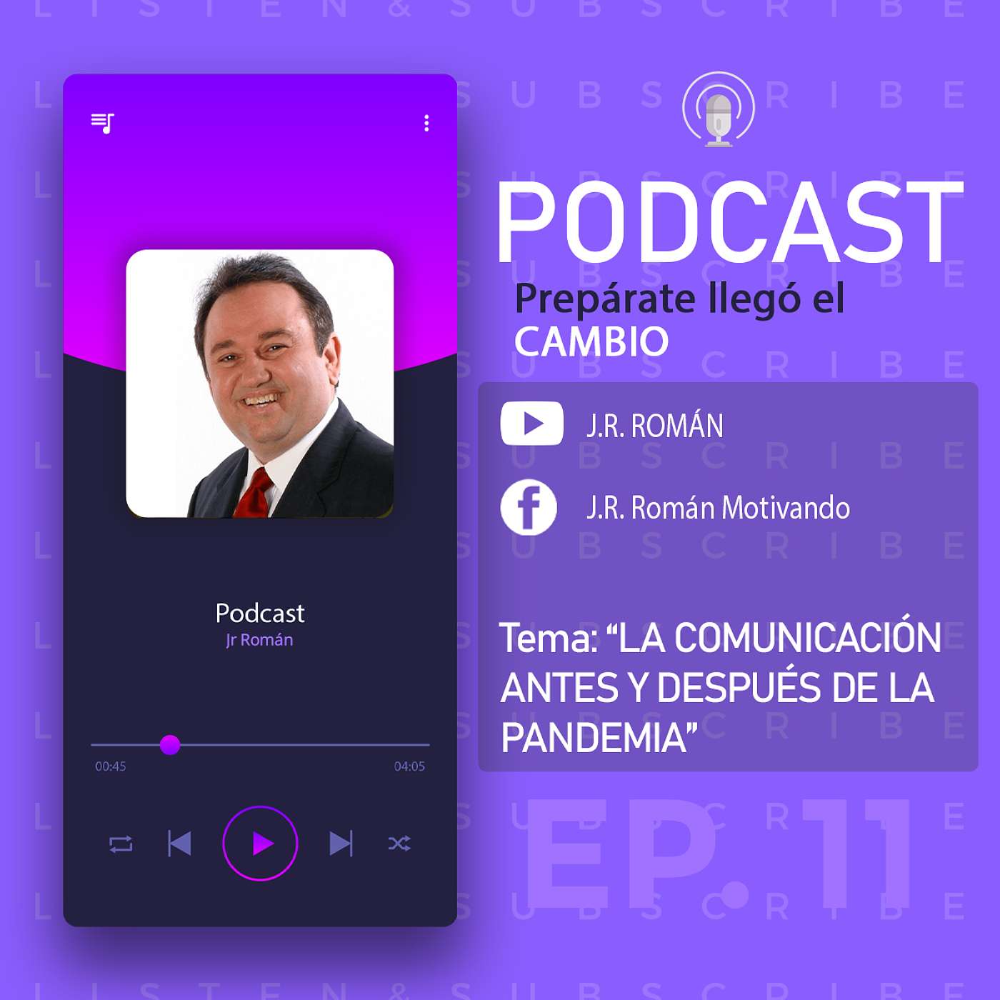 PODCAST: "Prepárate llegó el cambio" "LA COMUNICACIÓN ANTES Y DESPUÉS DE LA PANDEMIA" episode artwork