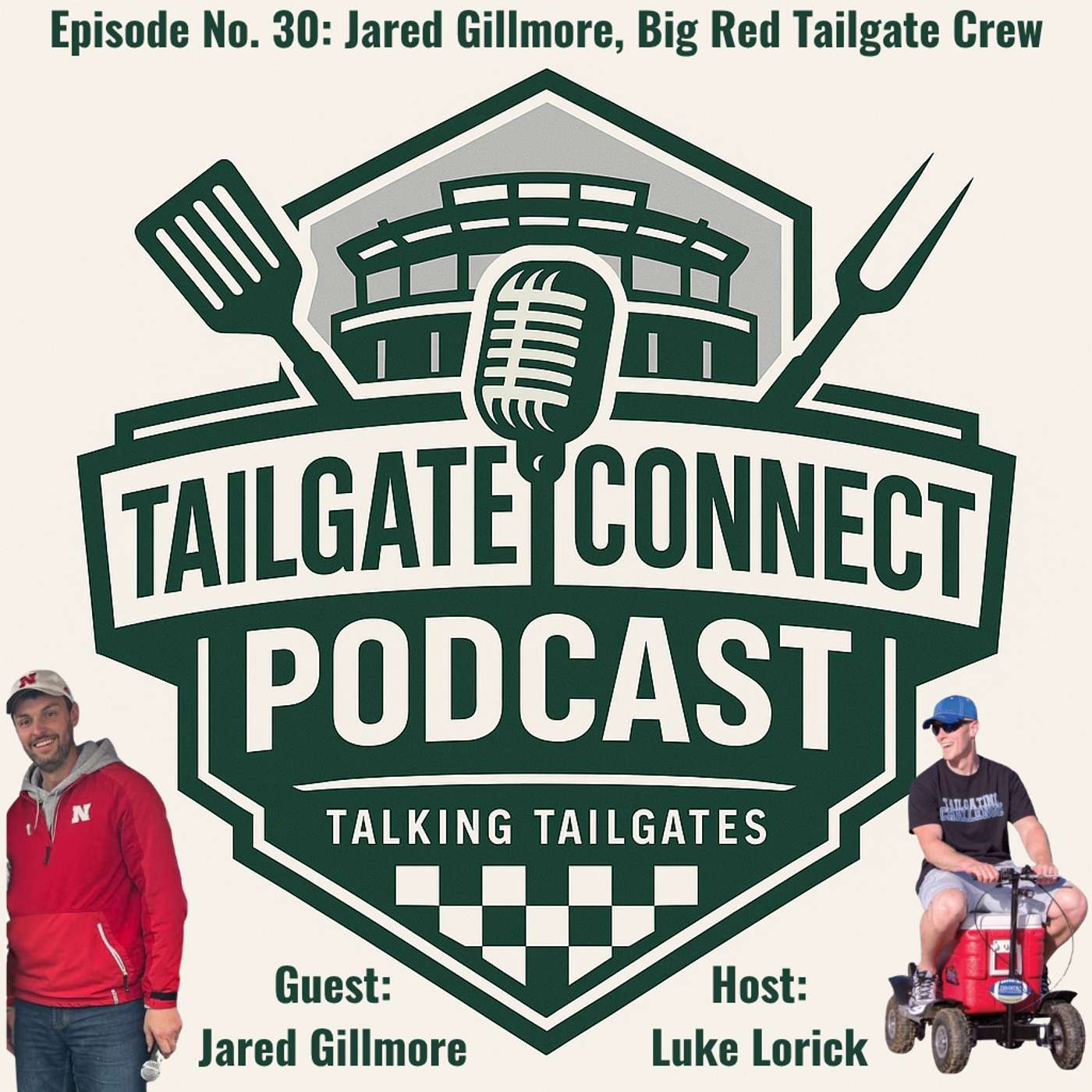 The Only Tailgate in the Lot With a Roof Deck, Real Couches & a Wireless Mic | Jared, Big Red Tailgate Crew