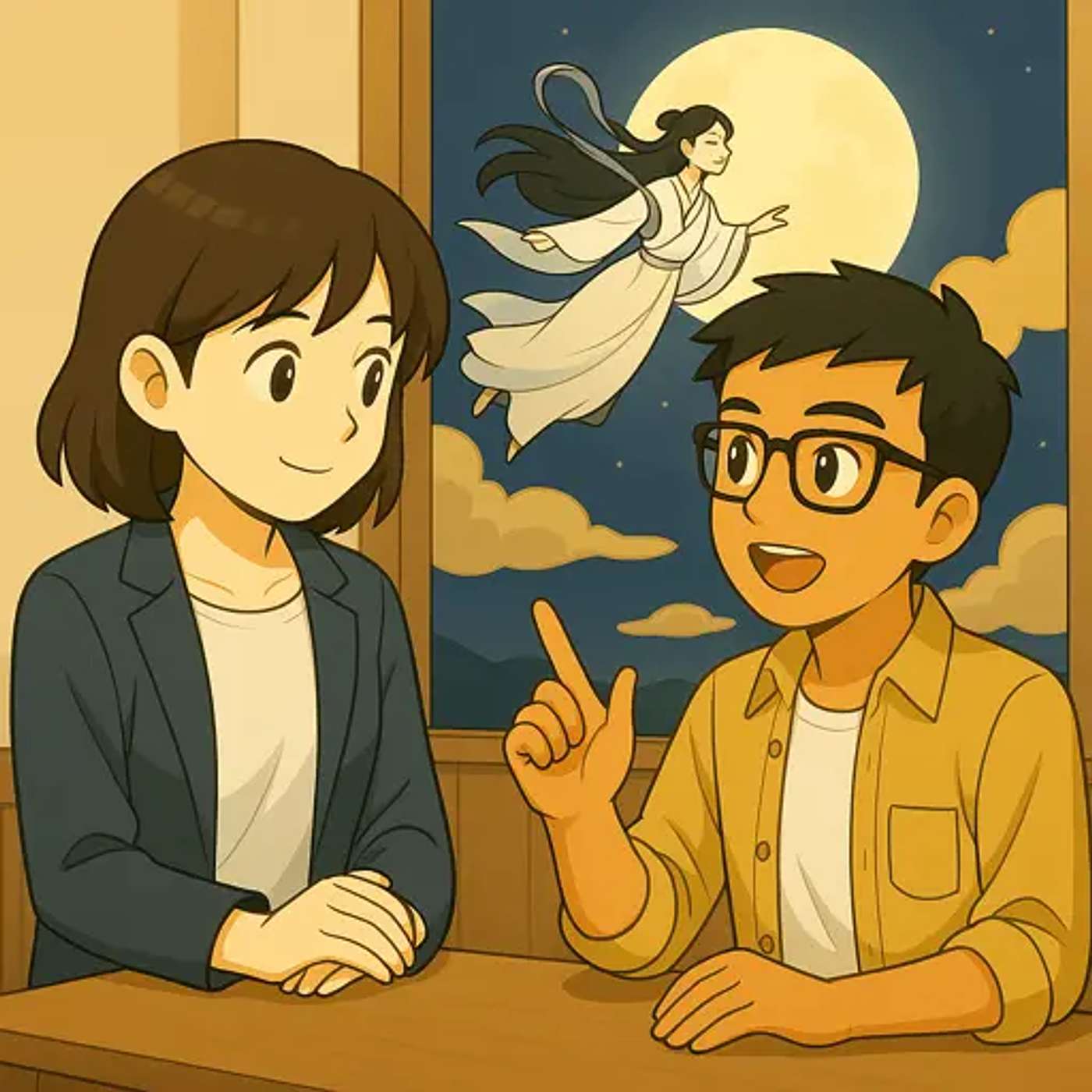 嫦娥奔月的故事 - The Story of Chang’e Flying to the Moon [HSK 5]
