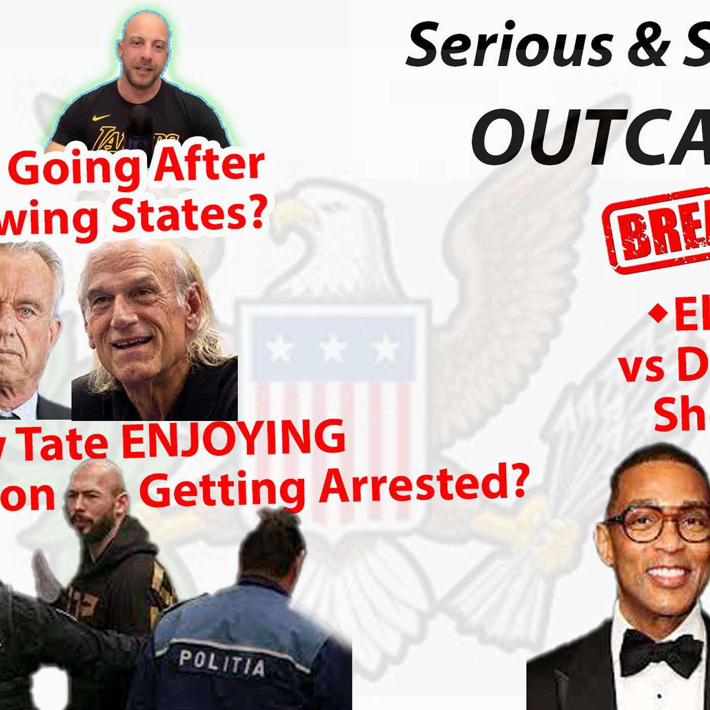 News w/OUTCASTS Tate Brothers Being Extradited to UK! Male Nurse Impregnates Woman in Coma episode artwork