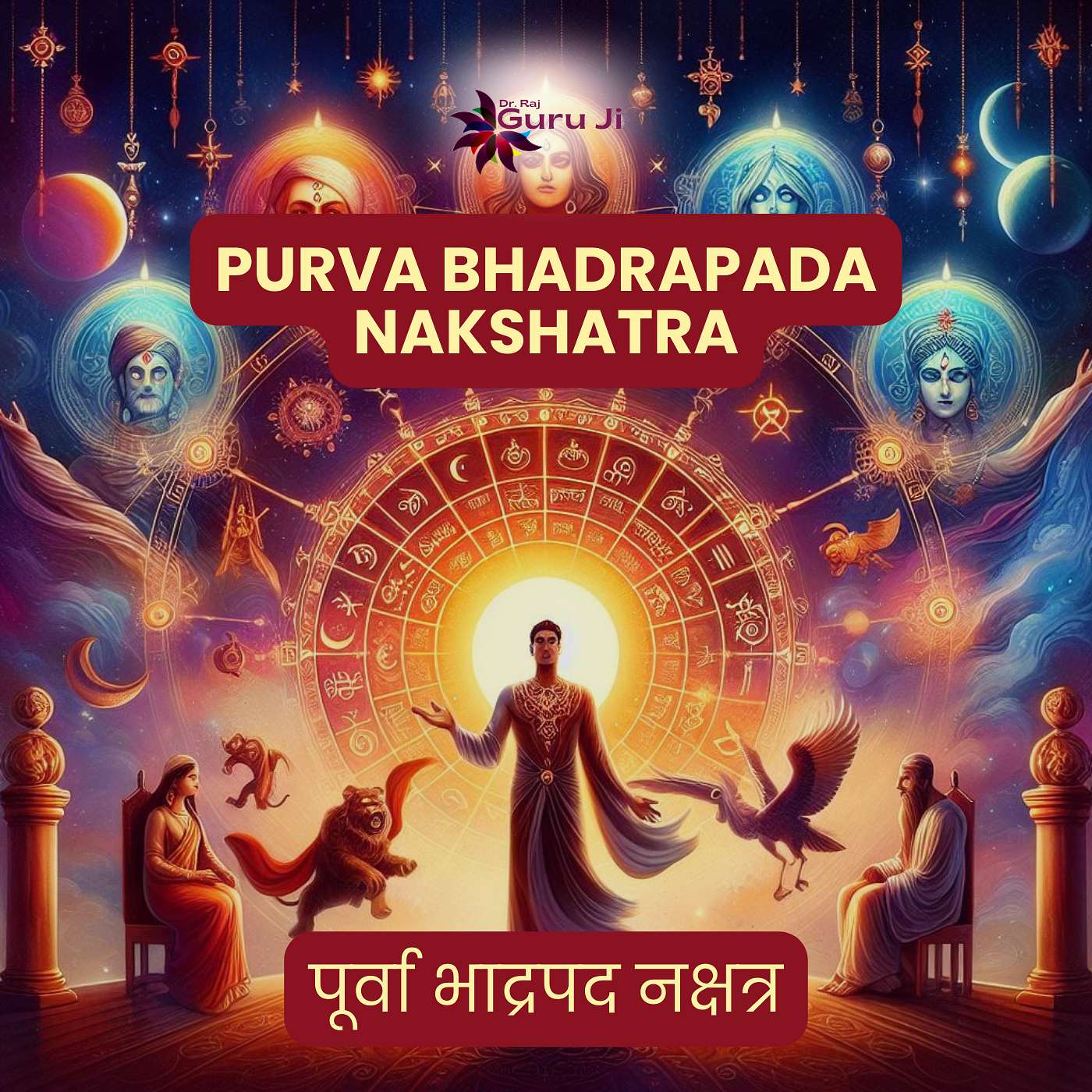 Best Astrologer in Singapore, Guru Ji Dr Raj, explains Purva Bhadrapada Nakshatra through Vedic Astrology