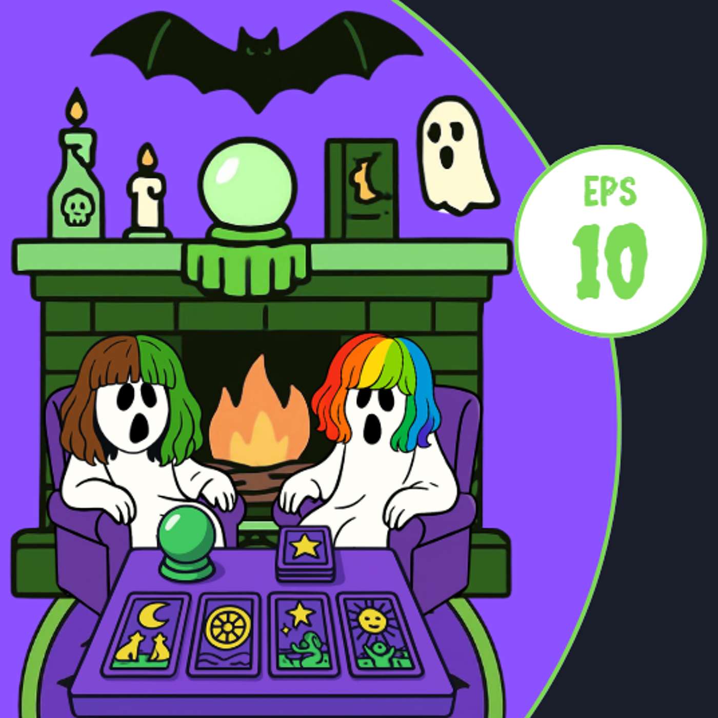 EP10 Seances, Scams, and Emotional Support Ghosts episode artwork