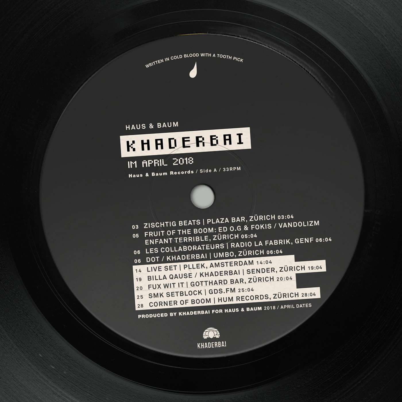 khaderbai's 30 minutes of BOOM! – Episode 52, April 2018
