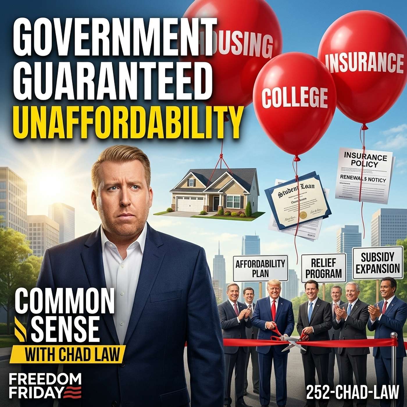 The Only Government Guarantee Is UNAFFORDABILITY | Freedom Friday episode artwork