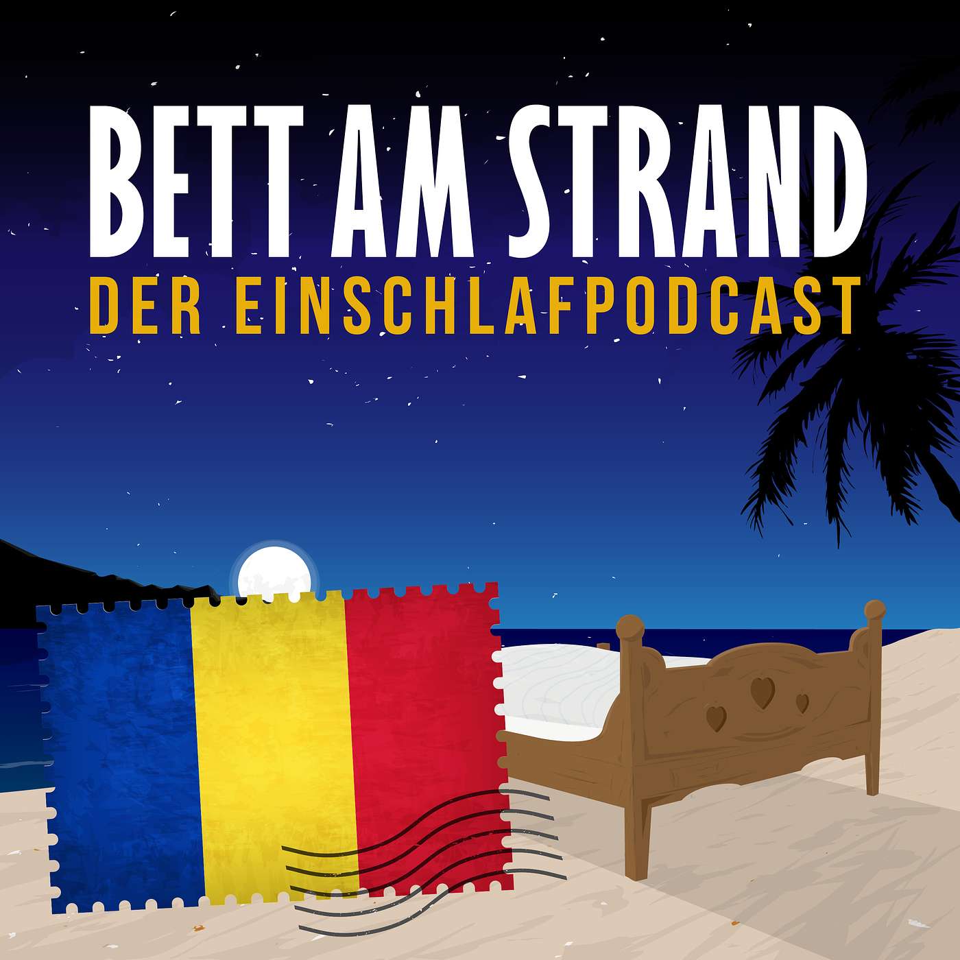 Bett am Strand | Einschlafen zu Reisegeschichten