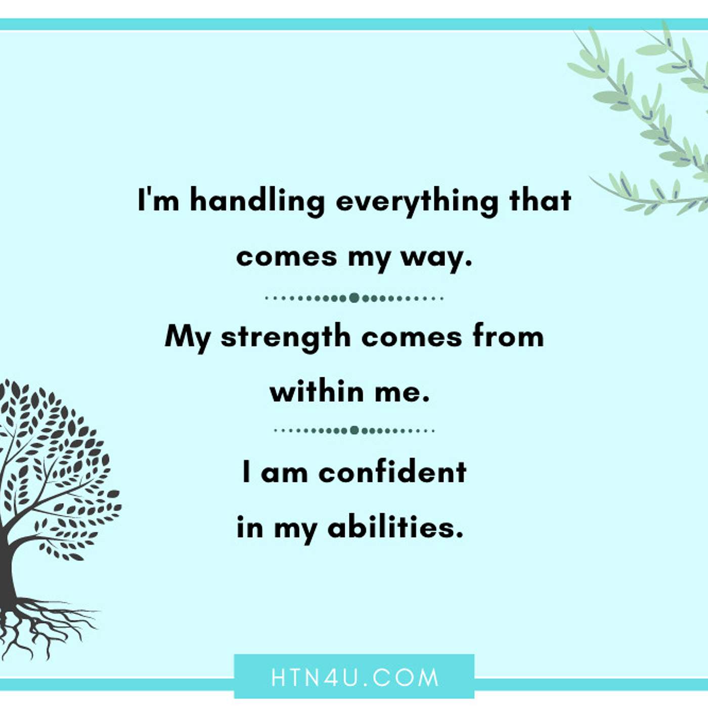 HTN4U Unlimiting Affirmations on Confidence #237