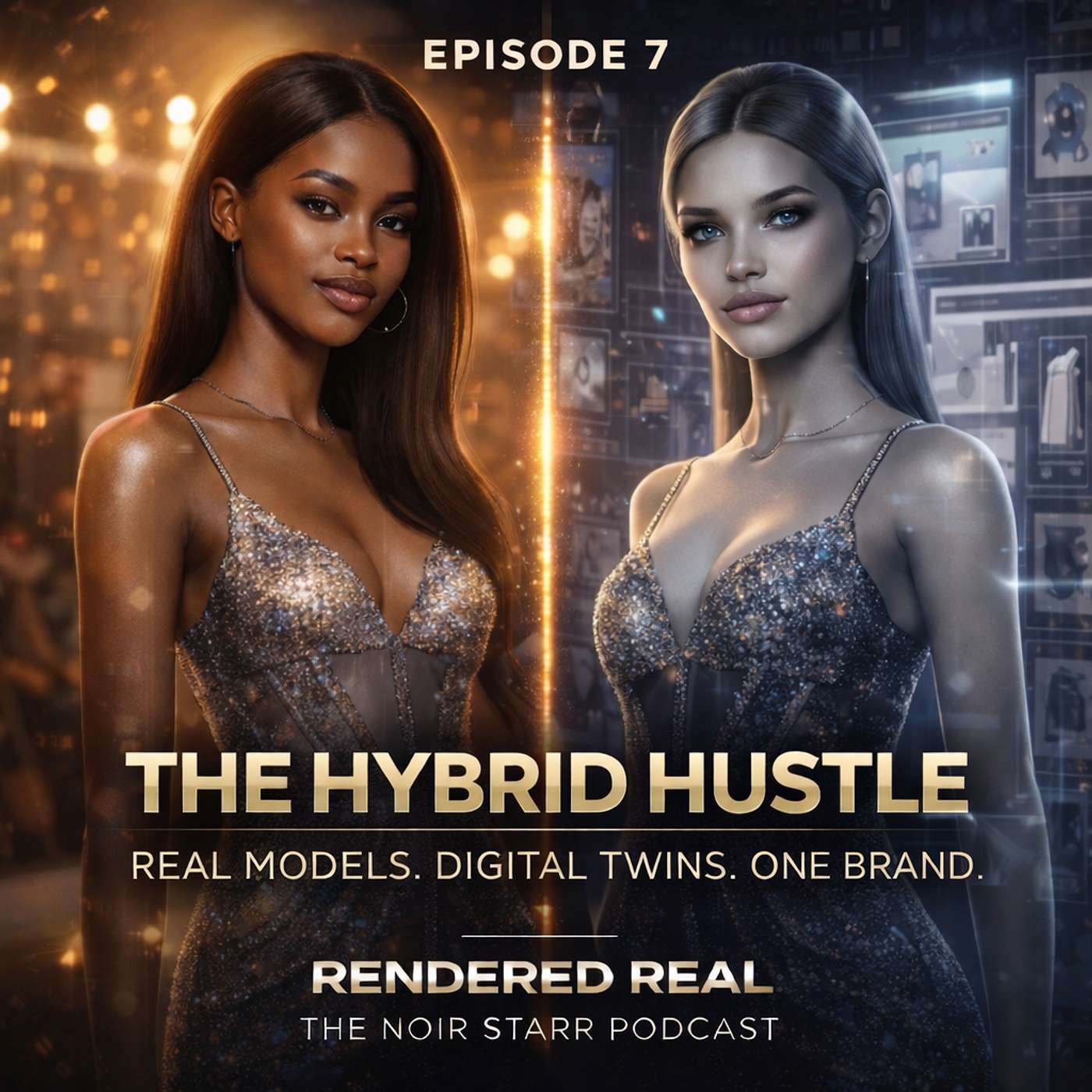 🎙️ Episode 7:  “The Hybrid Hustle: Real Models. Digital Twins. One Brand.” episode artwork