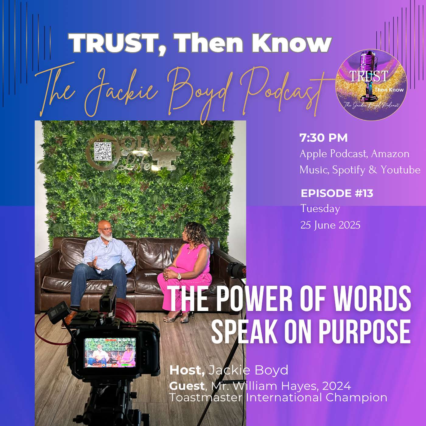 Trust, Then Know...The Jackie Boyd Podcast