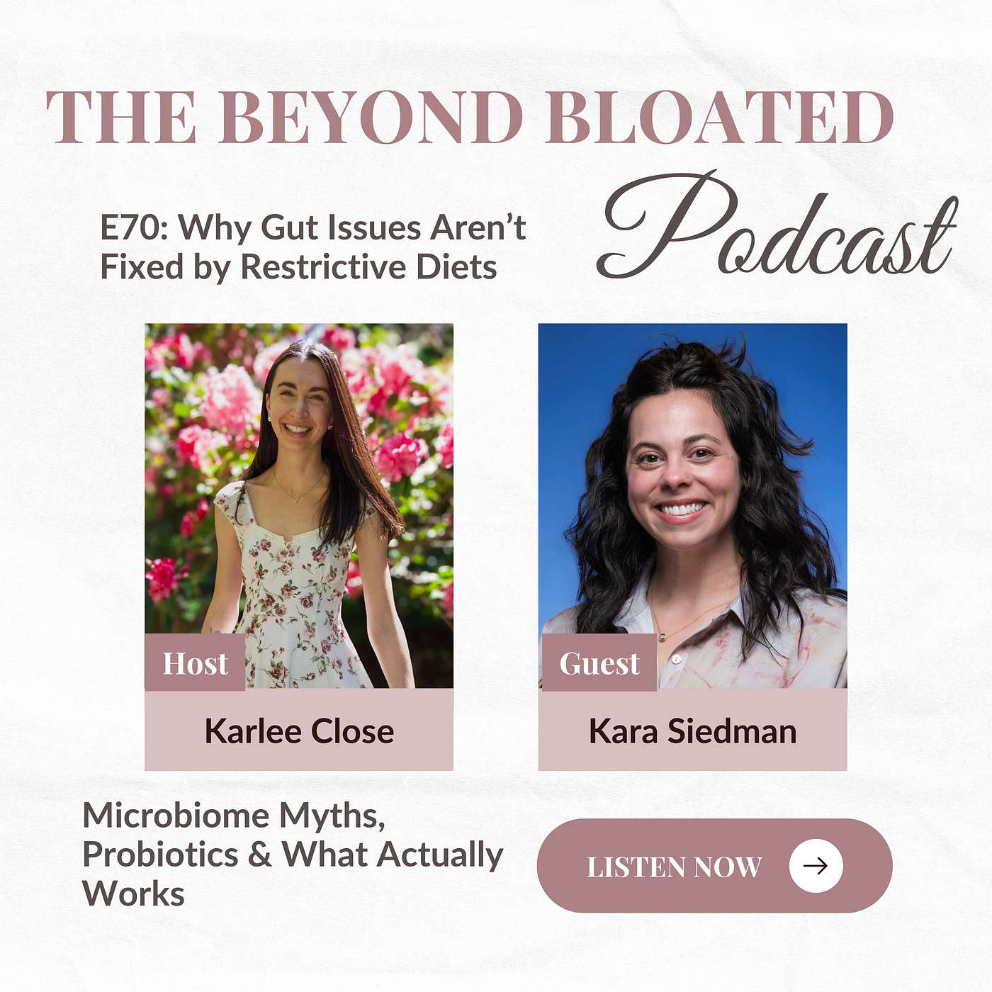 E70: Why Gut Issues Aren’t Fixed by Restrictive Diets: Microbiome Myths, Probiotics & What Actually Works