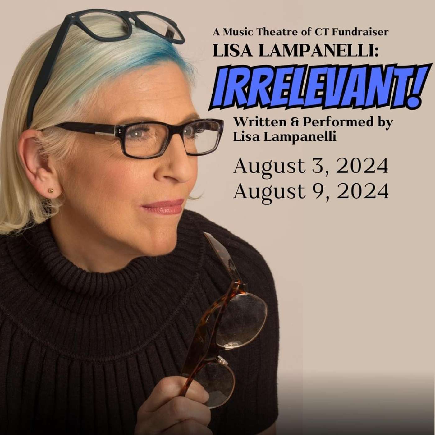 The City's Backyard Ep 109 Insult Comic LISA LAMPANELLI  is coming to Music Theater of Connecticut and we chat with her about her retirement and why she will be in her own show called "IRRELEVANT coming soon this summer!" episode artwork