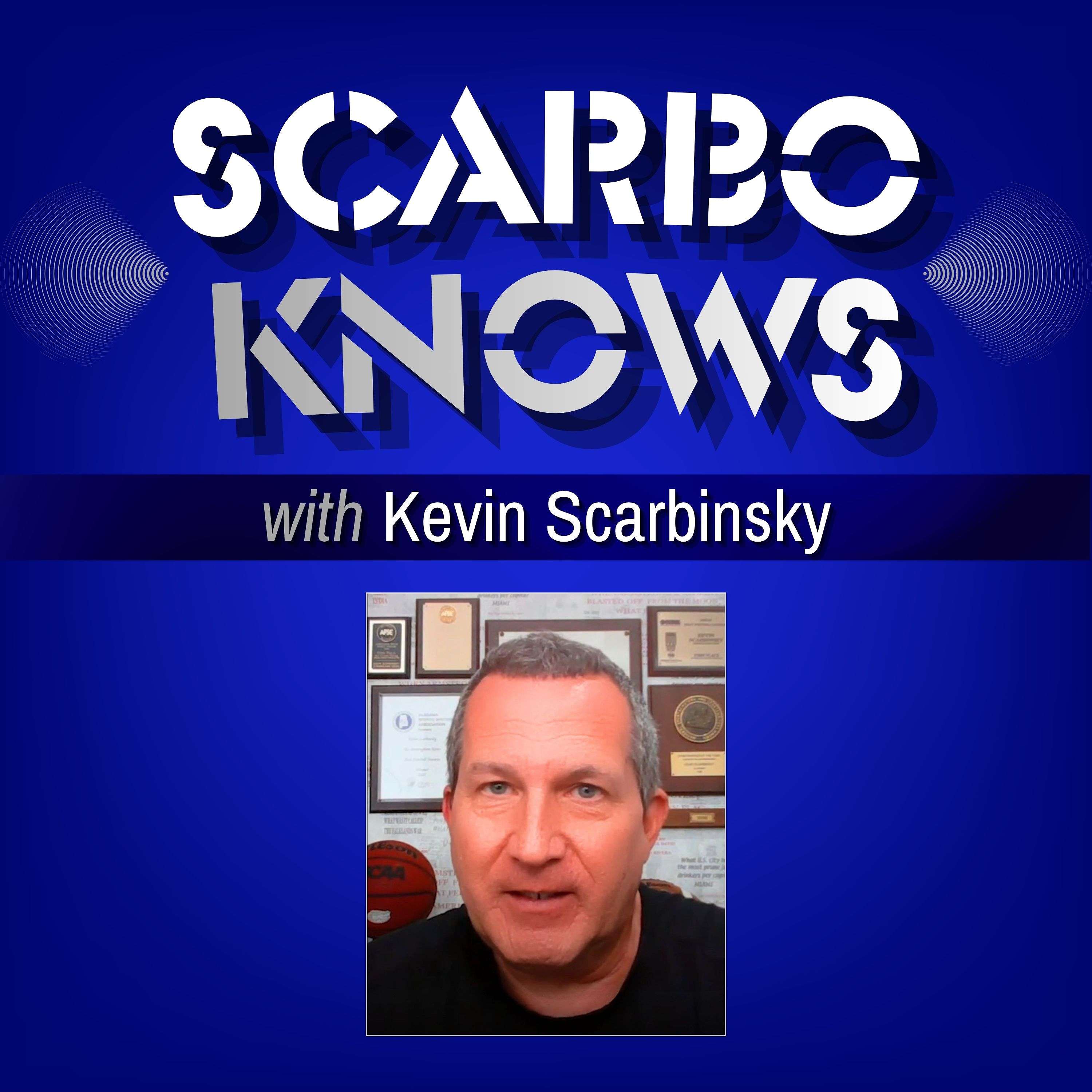 Scarbo Knows with Kevin Scarbinsky cover art