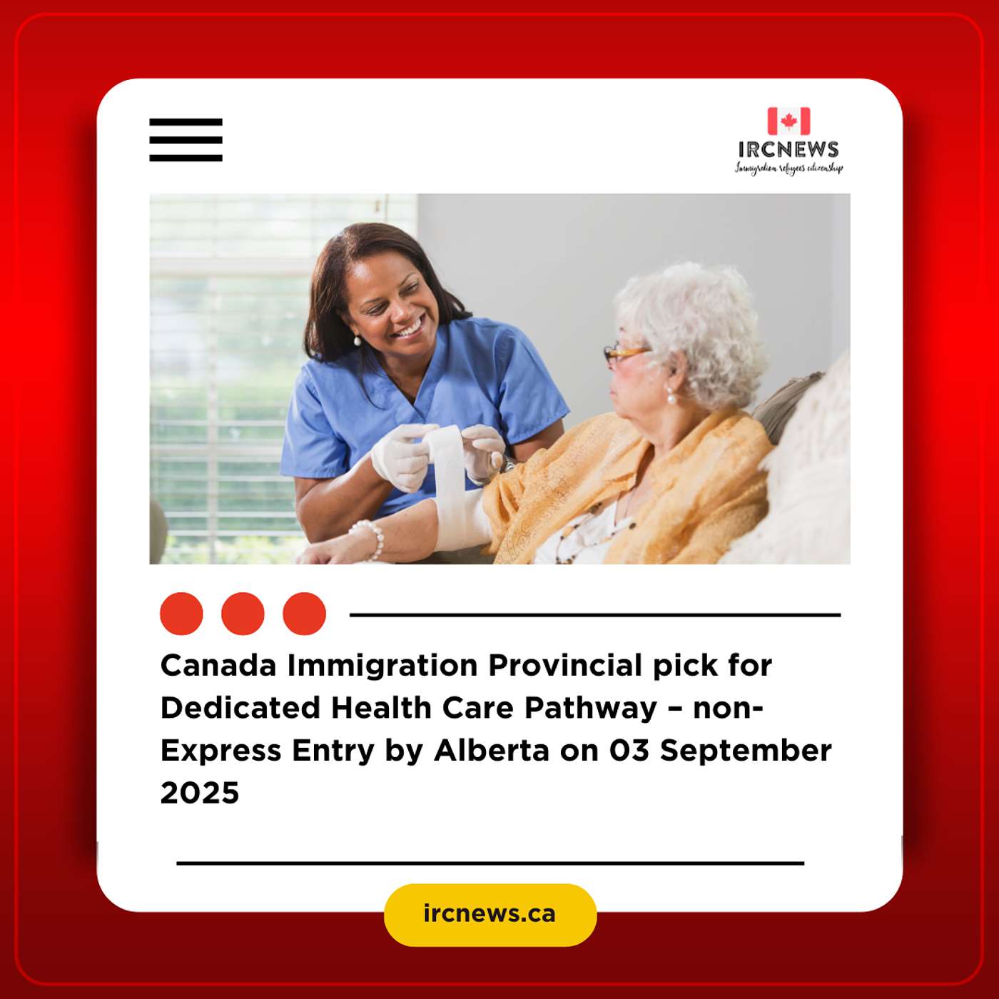 Canada Immigration Provincial pick for Dedicated Health Care Pathway – non-Express Entry by Alberta on 03 September 2025 episode artwork