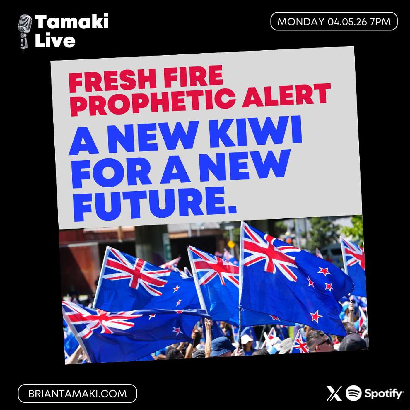 Tamaki live - A NEW KIWI FOR A NEW FUTURE episode artwork