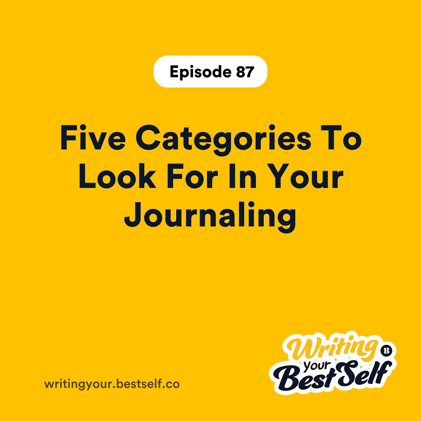 Five Categories To Look For In Your Journaling