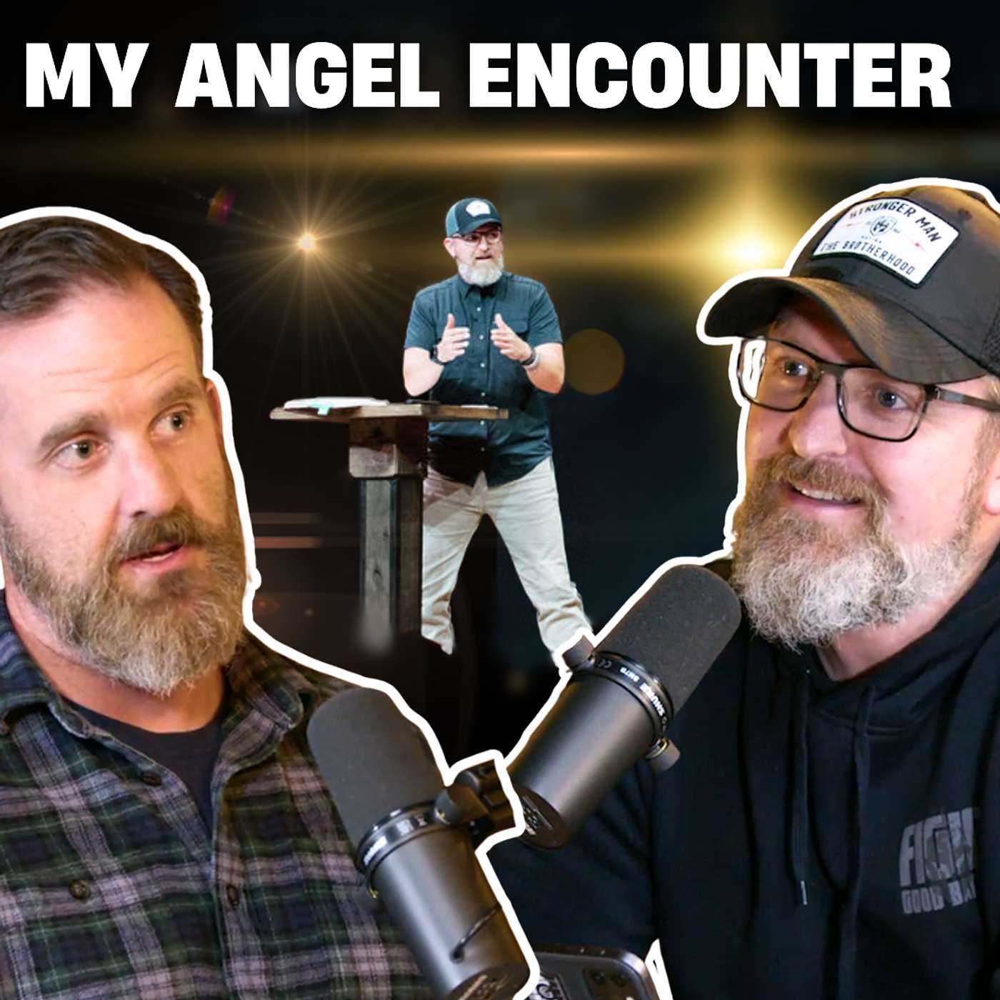 Preaching With Three Angels on Stage