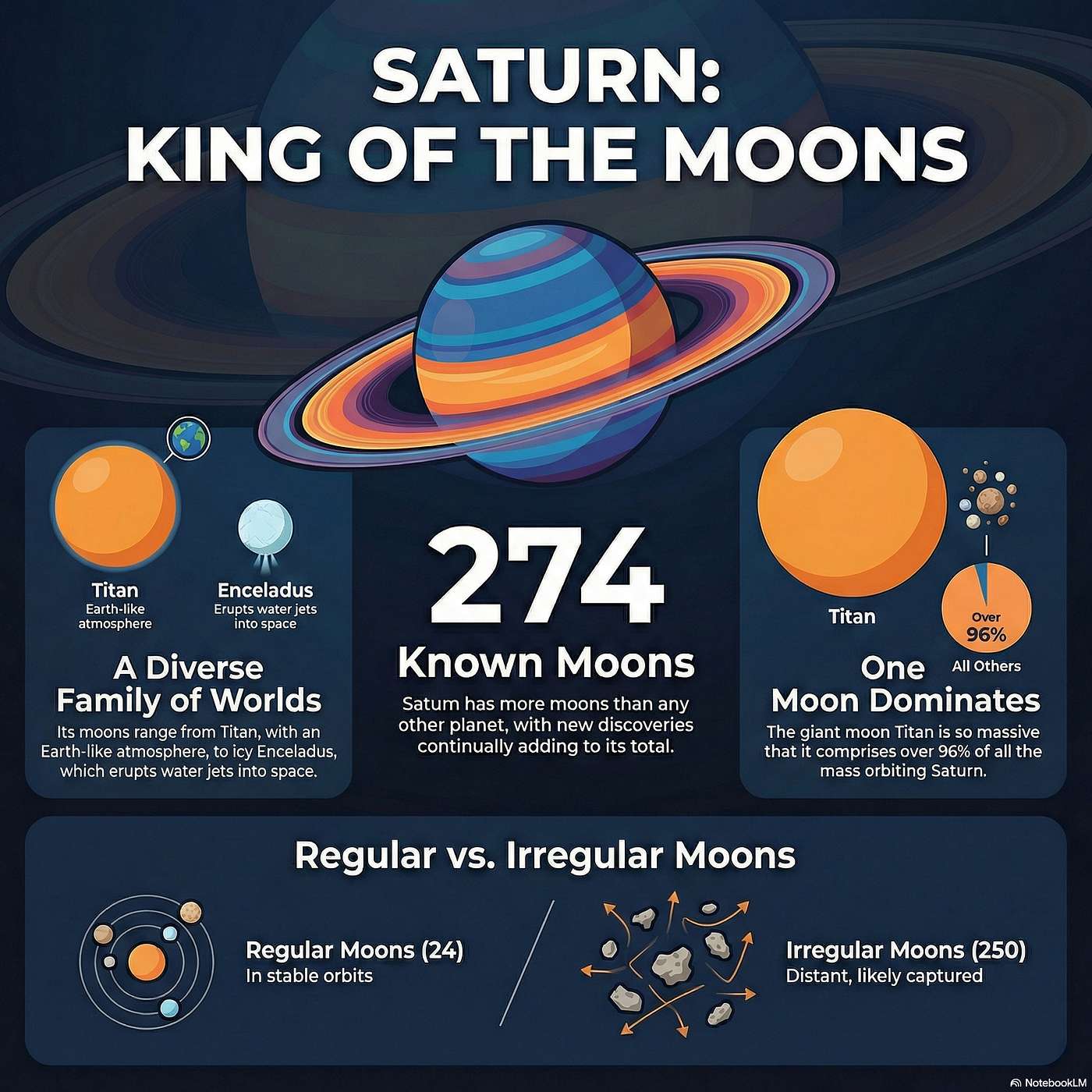 Saturn's Moon Empire: Titan, Enceladus, Iapetus, and the 274-Moon Frontier episode artwork