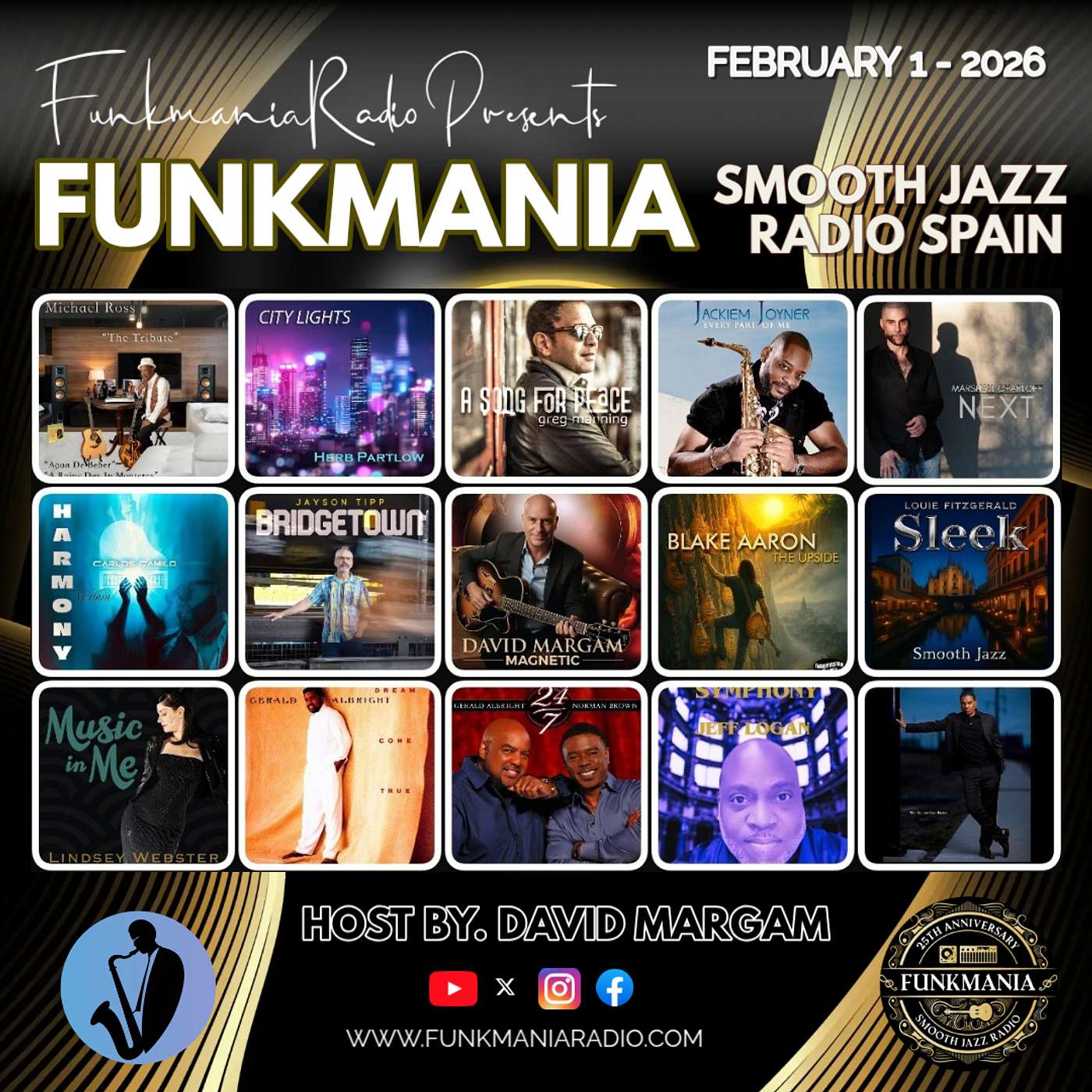 Funkmania Smooth Jazz | Febrero1 | 2026 Funkmania Smooth Jazz | Febrero1 | 2026