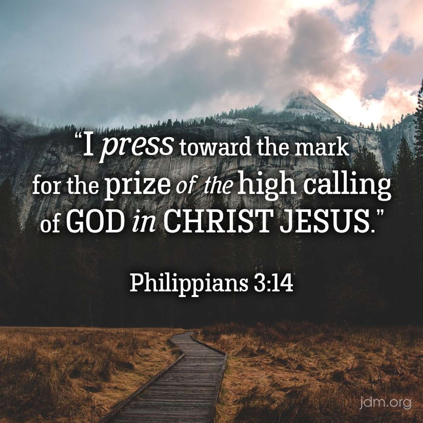 Pressing Toward The Mark