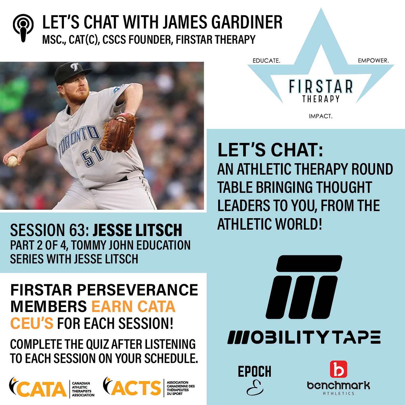 Session 63 (Mar 10 2021): Part 2 of 4 Tommy John Education Series with Jesse Litsch, retired MLB RHP.                         I'M GUNNA LEARN YA